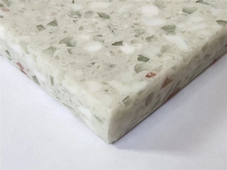 Engineered glass quartz stone slab (4)
